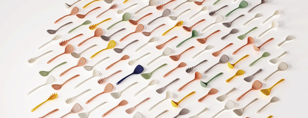 many kitchen utensils laying on the floor